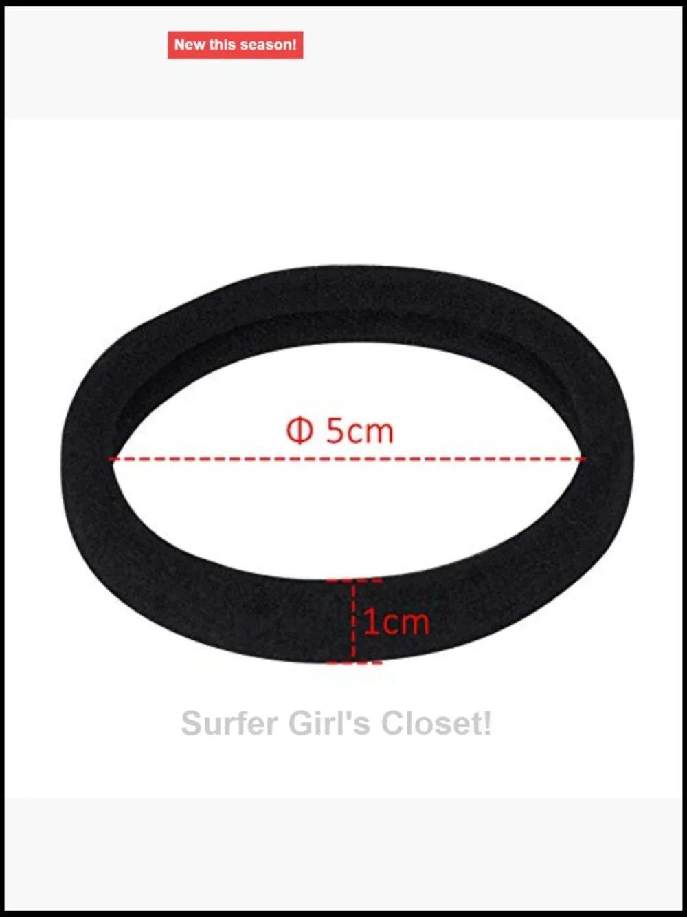 20 Pack Large Stretch Cotton Hair Ties Ponytail Holders for Thick Curly Hair